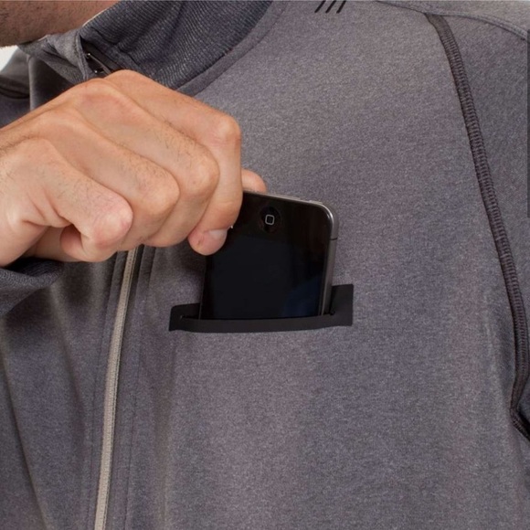 Lululemon Men’s Training Jacket in Heathered Dark Slate - Picture 4 of 13